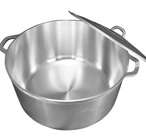 Uniware 9900 Super Quality Aluminum Caldero,Dutch Oven,33.8 QT,Silver (46cm (18-Inch))