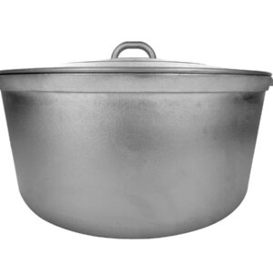 Uniware 9900 Super Quality Aluminum Caldero,Dutch Oven,33.8 QT,Silver (46cm (18-Inch))