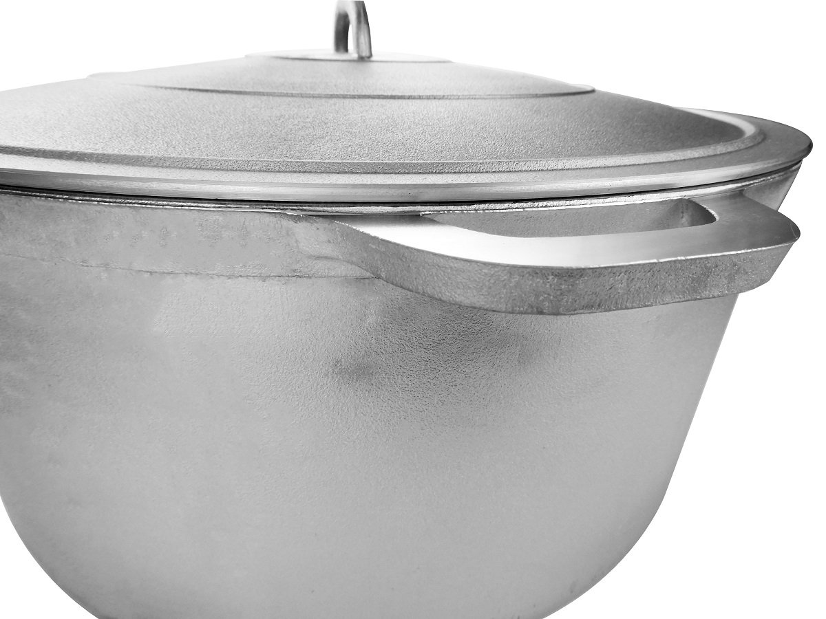 Uniware 9900 Super Quality Aluminum Caldero,Dutch Oven,33.8 QT,Silver (46cm (18-Inch))