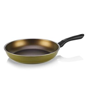 TECHEF - Color Pan 12" Frying Pan, Coated with New Safe Teflon Select - Color Collection/Non-Stick Coating (PFOA Free) (Spicy Olive)