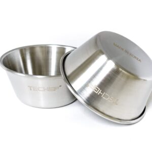 TECHEF Grease Cup/Sauce Cup for Stovetop Korean BBQ Grill Pan (2 pcs)