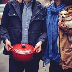 Le Creuset Enameled Cast Iron Signature Round Dutch Oven, 7.25 qt., Cerise