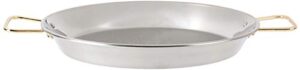 garcima 13-inch stainless steel paella pan, 32cm
