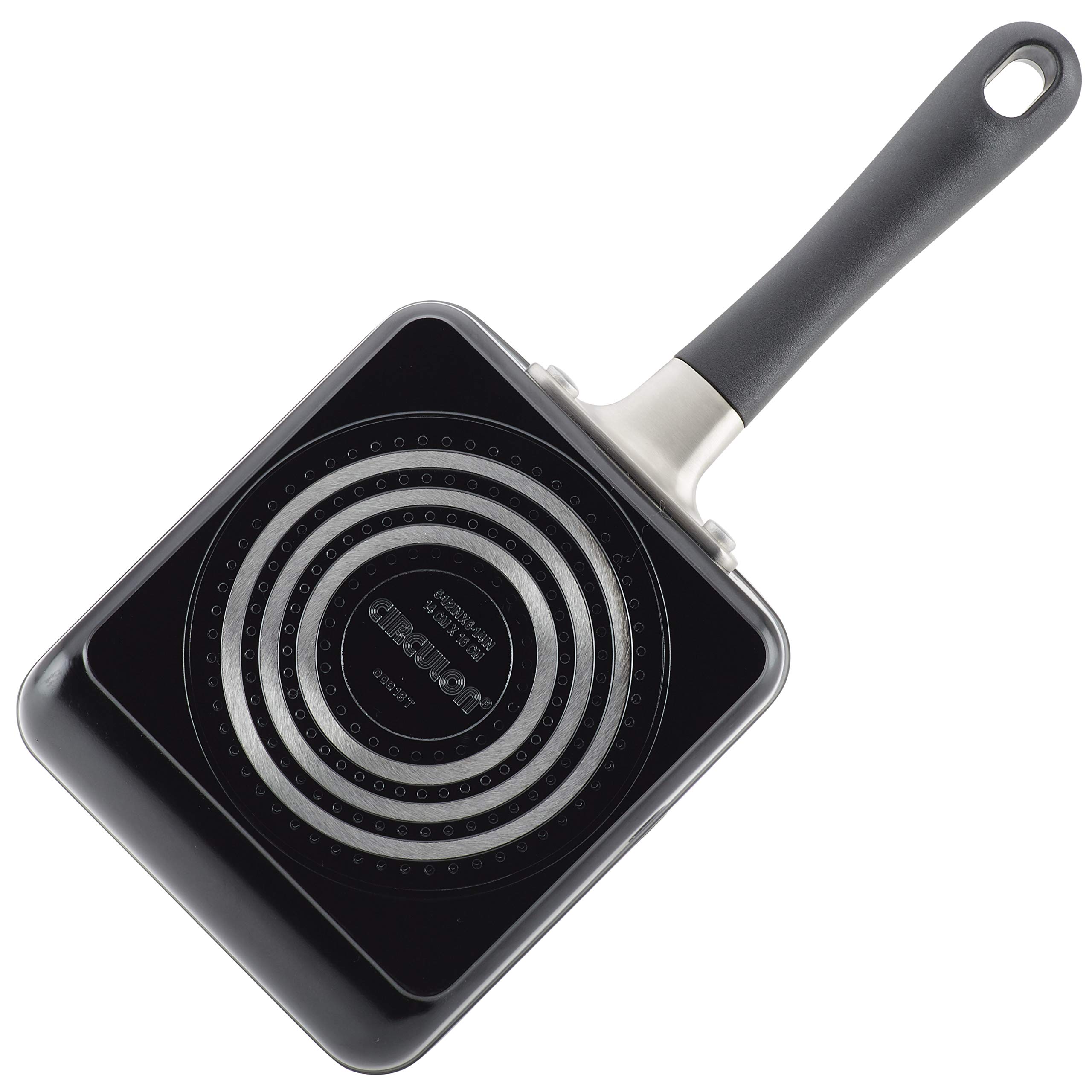 Circulon Ultimum Nonstick Tamagoyaki Japanese Egg Pan / Omelet Pan - 5.5 Inch, Black