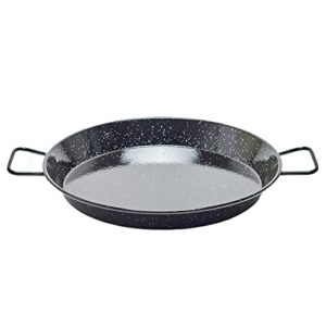 garcima 14-inch enameled steel paella pan, 36cm