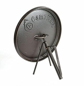 campmaid dutch oven kickstand & lid lifter - durable dutch oven lid lifter - lightweight & portable camp cooking accessories - unique camp kitchen equipment - outdoor cooking essentials