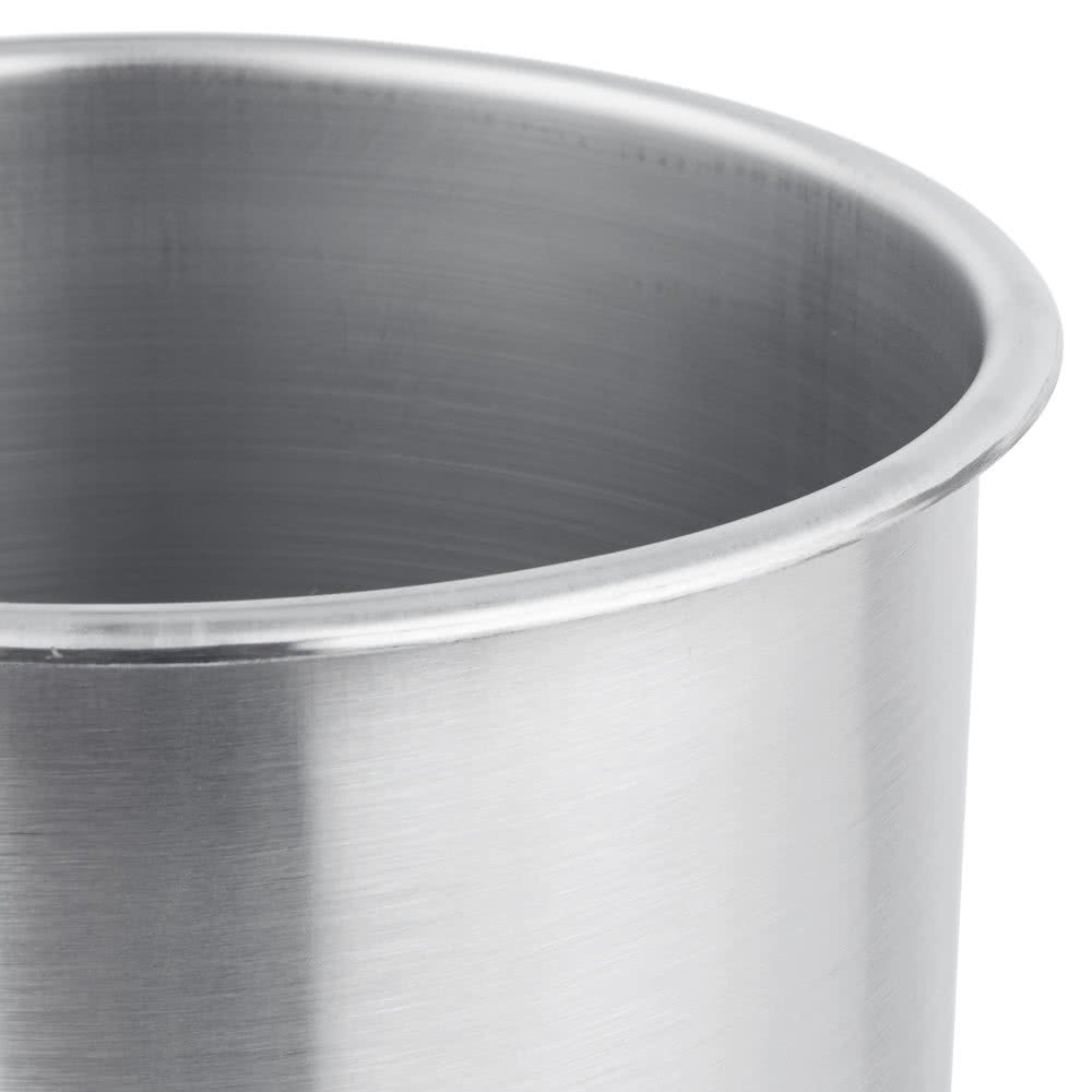 Royal Industries Bain Marie, Stainless Steel, 8.25 qt, 8 1/2" Diam x 9 3/4" H, Commercial Grade