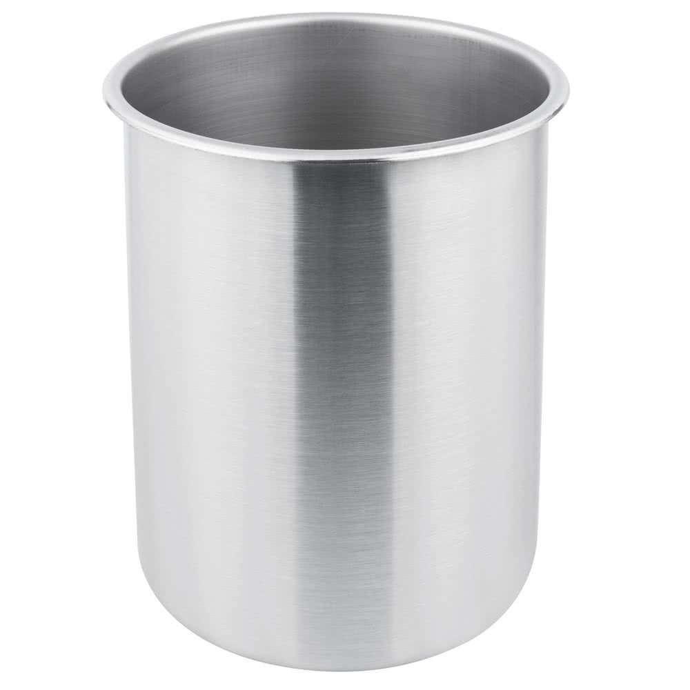 Royal Industries Bain Marie, Stainless Steel, 8.25 qt, 8 1/2" Diam x 9 3/4" H, Commercial Grade