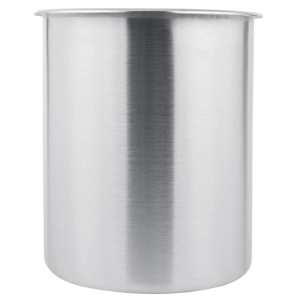 Royal Industries Bain Marie, Stainless Steel, 8.25 qt, 8 1/2" Diam x 9 3/4" H, Commercial Grade