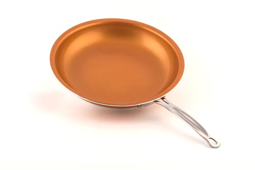 MasterPan Copper tone 12-inch Ceramic Non-stick Fry pan