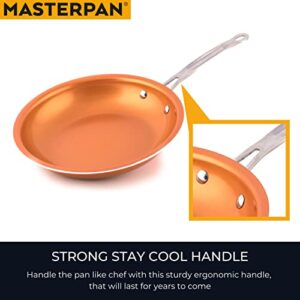 MasterPan Copper tone 12-inch Ceramic Non-stick Fry pan