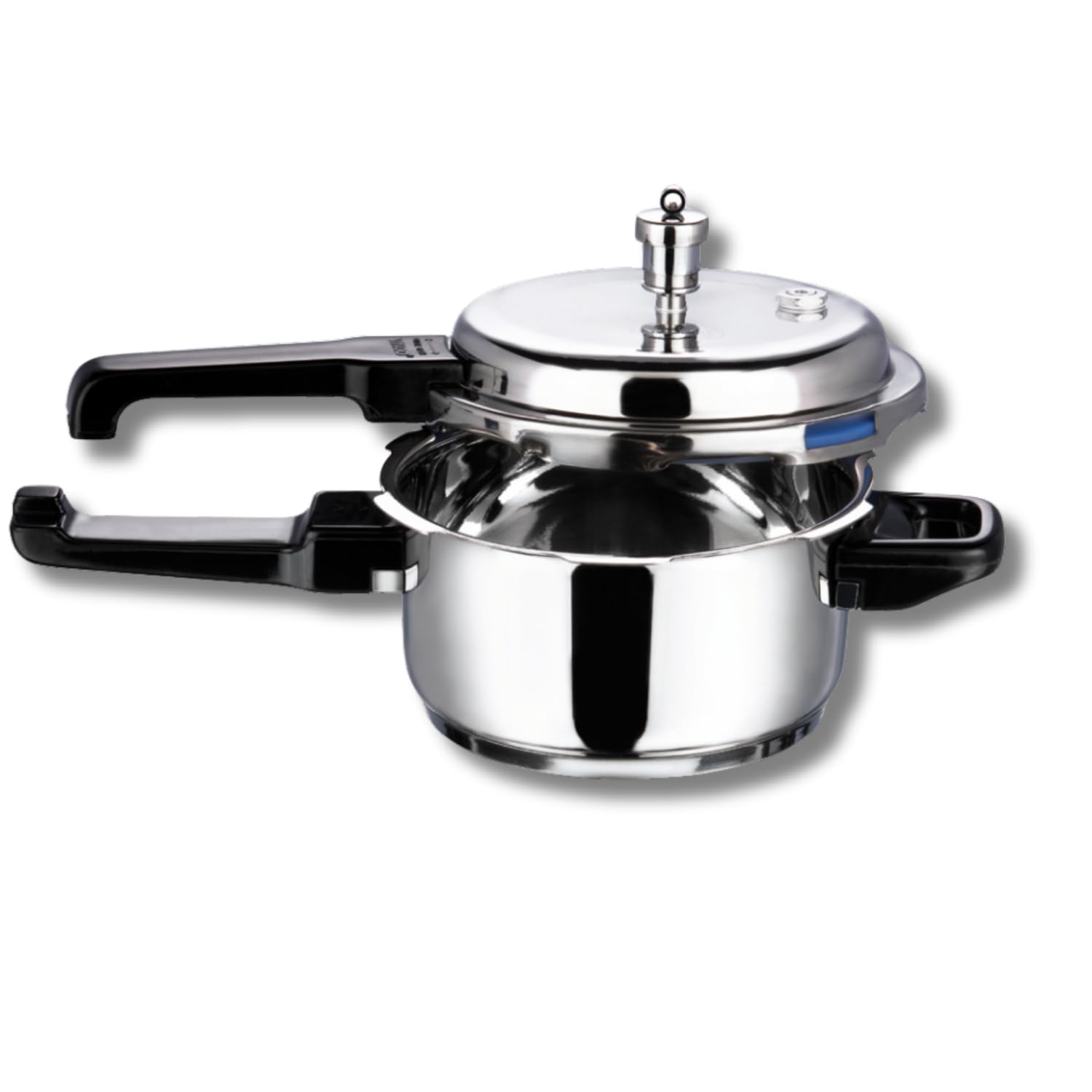 Vinod V-2L Stainless Steel Sandwich Bottom Pressure Cooker, 2-Liter,Silver,Medium