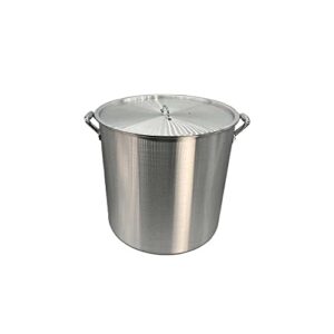 nexgrill 120 qt. aluminum stock pot with strainer basket & lid turkey fryer, perfect for boiling and frying seafood, crawfish, turkeys, heavy-duty for durability, great for outdoor cooking, 630-0020