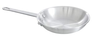 central exclusive keystone 31h-015 aluminum fry pan, 10" diam., natural finish