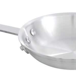 Central Exclusive Keystone 31H-015 Aluminum Fry Pan, 10" Diam., Natural Finish