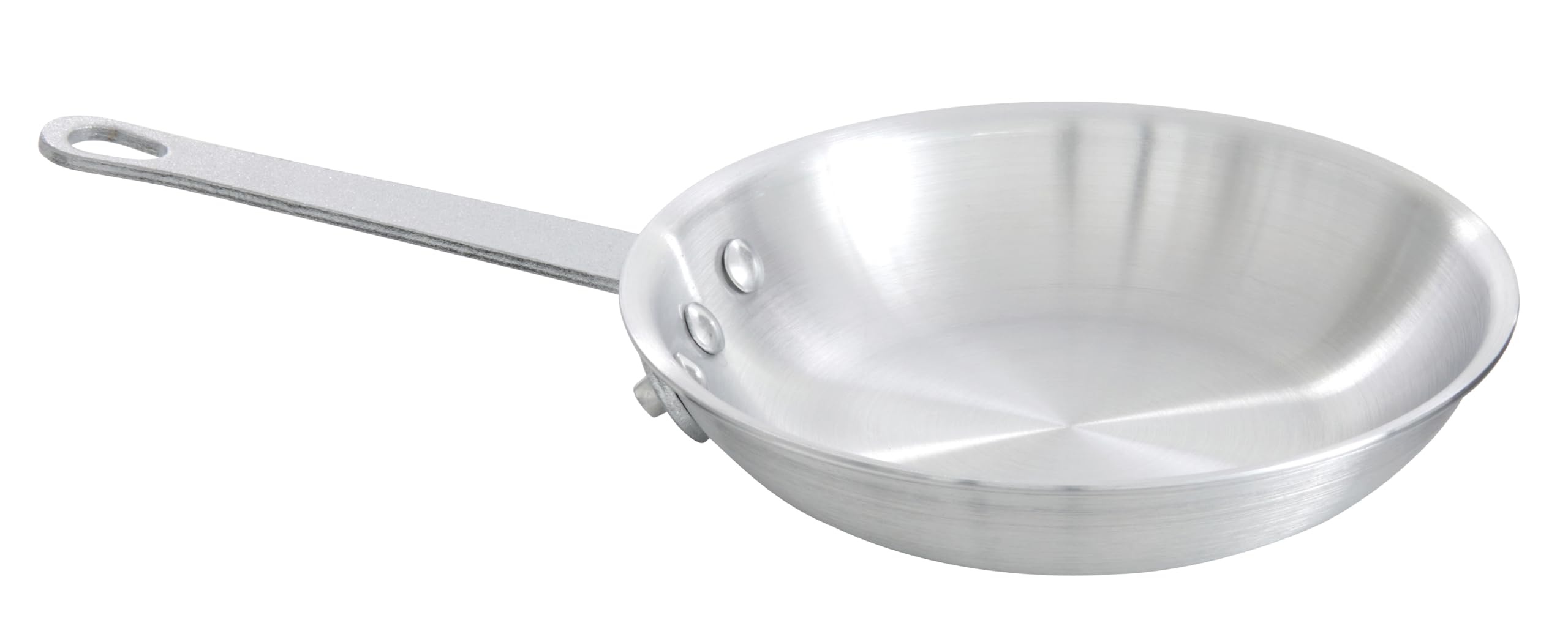 Central Exclusive Keystone 31H-015 Aluminum Fry Pan, 10" Diam., Natural Finish