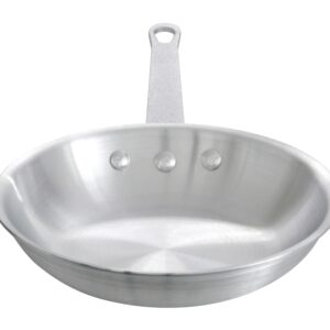 Central Exclusive Keystone 31H-015 Aluminum Fry Pan, 10" Diam., Natural Finish