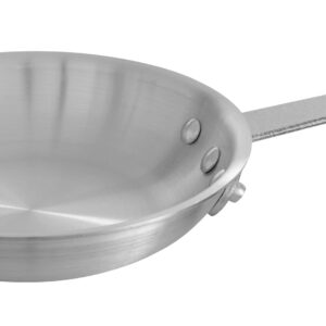 Central Exclusive Keystone 31H-015 Aluminum Fry Pan, 10" Diam., Natural Finish