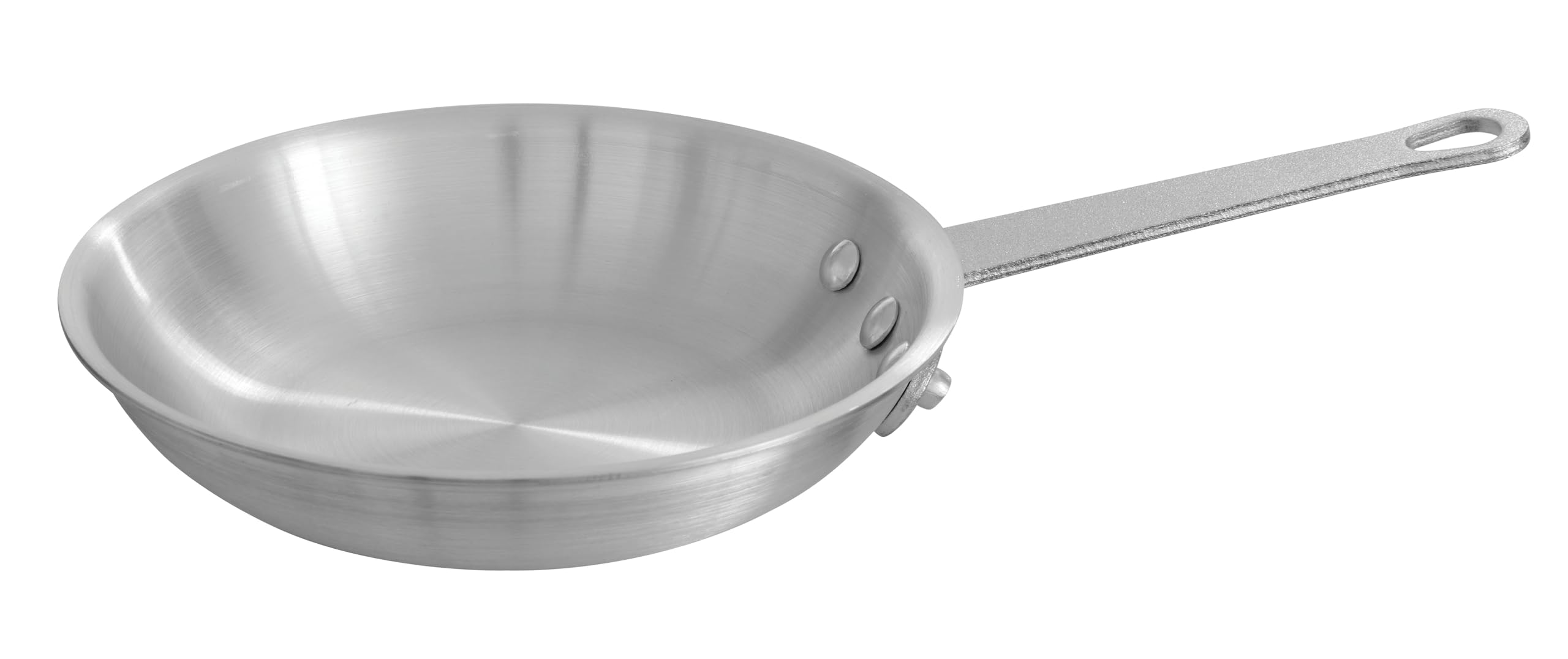 Central Exclusive Keystone 31H-015 Aluminum Fry Pan, 10" Diam., Natural Finish