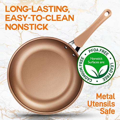 12'' Durable Large Fry Pan - Non-stick High-Qualified Kitchen Cookware, Induction compatible| PTFE/PFOA/PFOS-Free Heat Resistant Lacquer Kitchen Ware, Compatible with Models: NCCW14S & NCCW20S