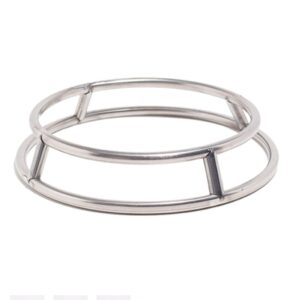 wok ring/stainless steel wok rack insulated pot mats cookware ring/wok accessories (dimensions; height 5.5 cm/2.16 inches; bottom diameter 26 cm/10.2 inches; diameter28 cm/11 inches)