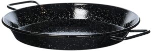garcima 13-inch enameled steel paella pan, 32cm