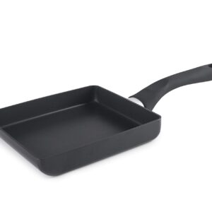 Ibili Square Japanese Omelette Pan / Egg Pan Skillet, Tamagoyaki Pan, PFOA-Free, Dishwasher Safe, Double Non-Stick Coating, Bakelite Handle, 5.9" x 7" x 2.3" - Made in Spain