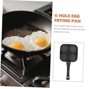 Yardwe Fried Egg Pan Home Tool Set Japanese Frying Pot Egg Skillet Four Cup Egg Pan Small Frying Cooking Pan Sandwich Maker Egg Cooking Pan Kitchen Gadget Egg Frying Pan Alloy Tamagoyaki