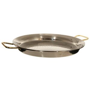 garcima 10-inch stainless steel paella pan, 26cm