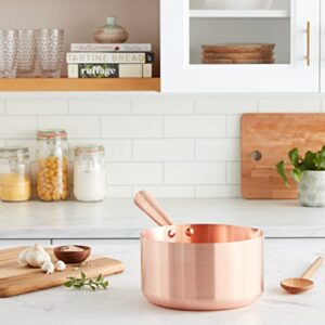 Mauviel M'Passion Copper Sugar & Caramel Sauce Pan, 3.7-qt, Made In France