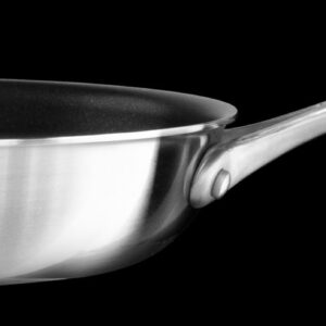 KitchenAid 5-ply Copper Core 10" Nonstick Skillet, Stainless Steel Finish, Medium