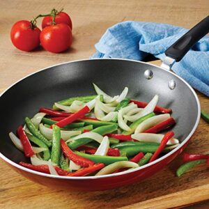 Tramontina 3 PK Nonstick Fry Pan - PE, PLT, PEW, NS - Cayenne Red - Tem