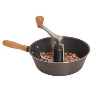 kitchen crop 10in. nut roaster pan, gray, small