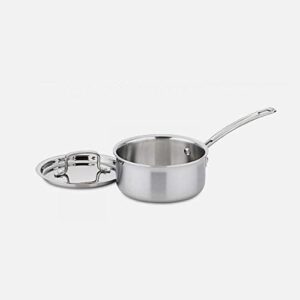 Cuisinart Stainless Steel Cookware 4-Quart Skillet, 1.5 Quart Saucepan and Cover Set