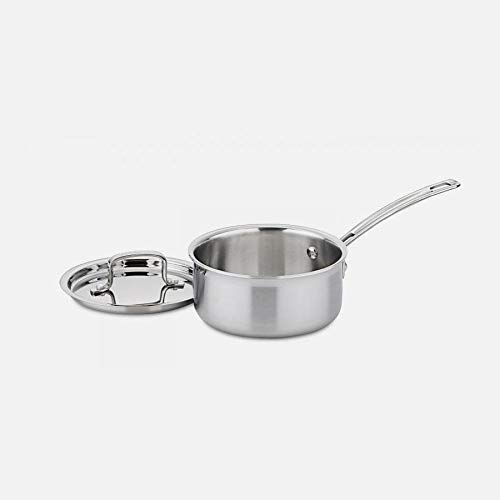 Cuisinart Stainless Steel Cookware 4-Quart Skillet, 1.5 Quart Saucepan and Cover Set