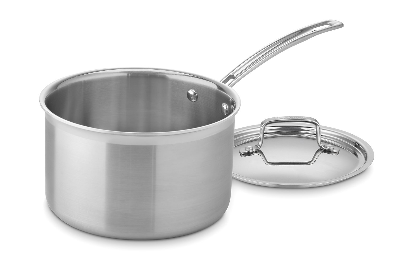 Cuisinart Stainless Steel Cookware 4-Quart Skillet, 1.5 Quart Saucepan and Cover Set