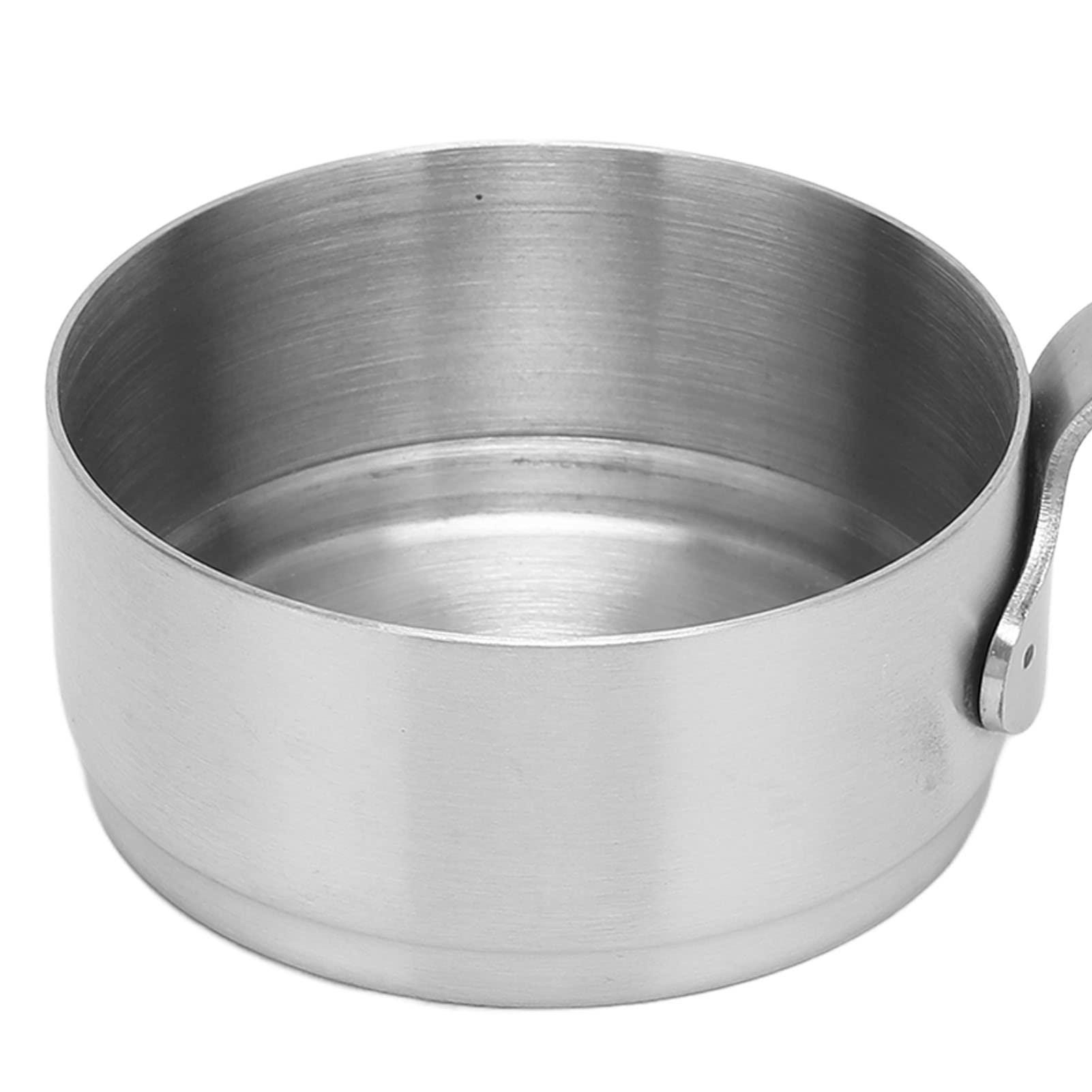 2pcs Stainless Steel Mini Sauce Pan, Cooking Sauce Cup with Handle Sauce Cooking Pot for Home Restaurant Grocery Store Banquet Outdoor Picnic