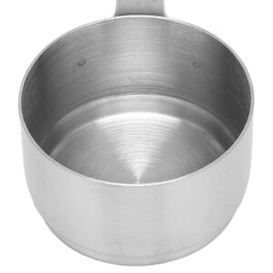 2pcs Stainless Steel Mini Sauce Pan, Cooking Sauce Cup with Handle Sauce Cooking Pot for Home Restaurant Grocery Store Banquet Outdoor Picnic