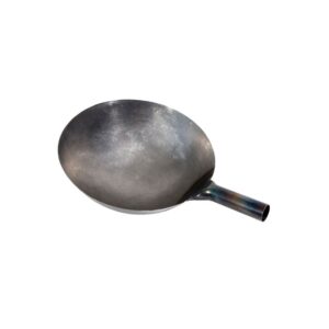 town food equipment - 14"" hand hammered steel peking wok