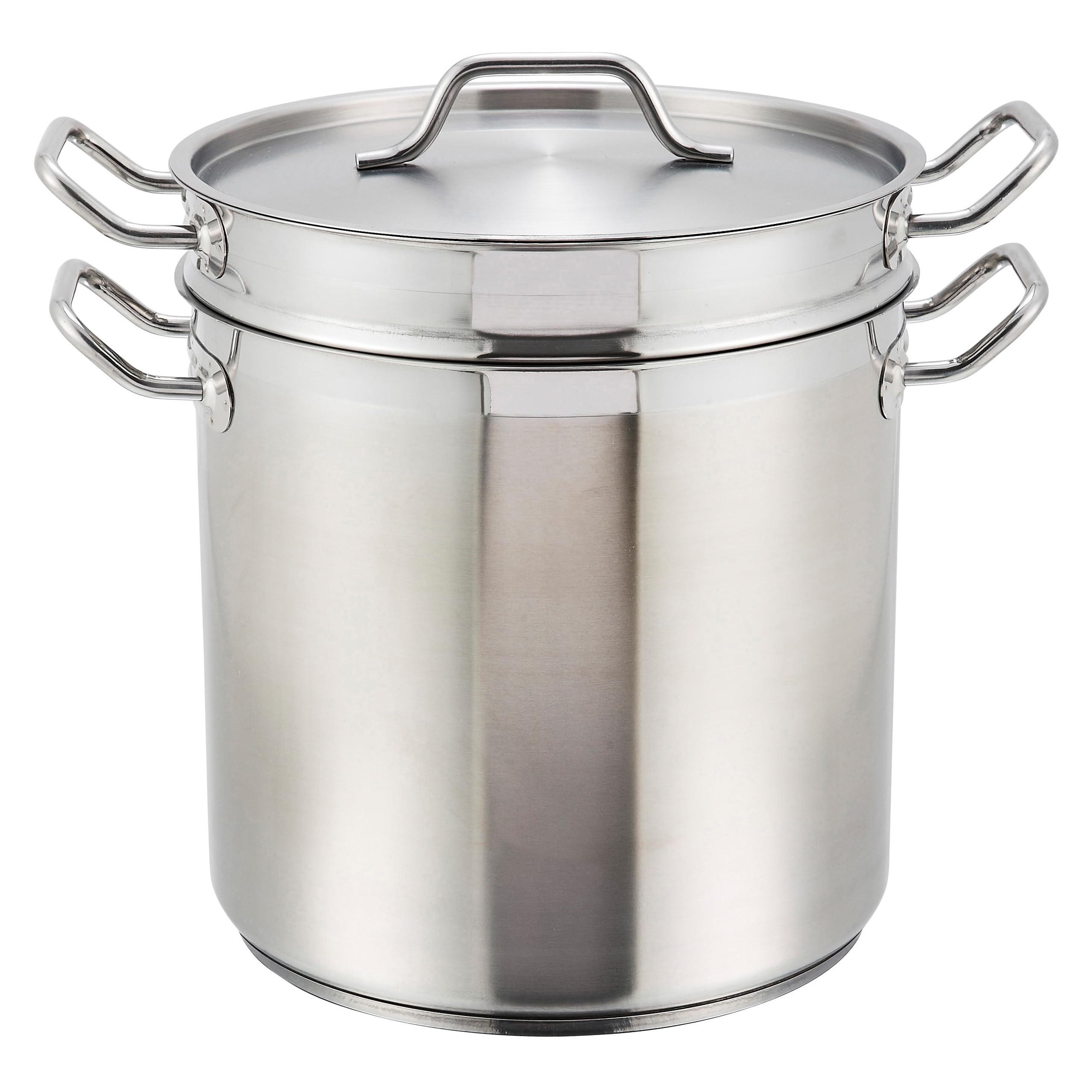 Winware Stainless 20 Quart Steamer/Pasta Cooker with Cover