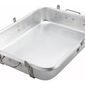 Winware Aluminum Roast Pan 18 Inch x 24 Inch x 4-1/2 Inch with Lugs