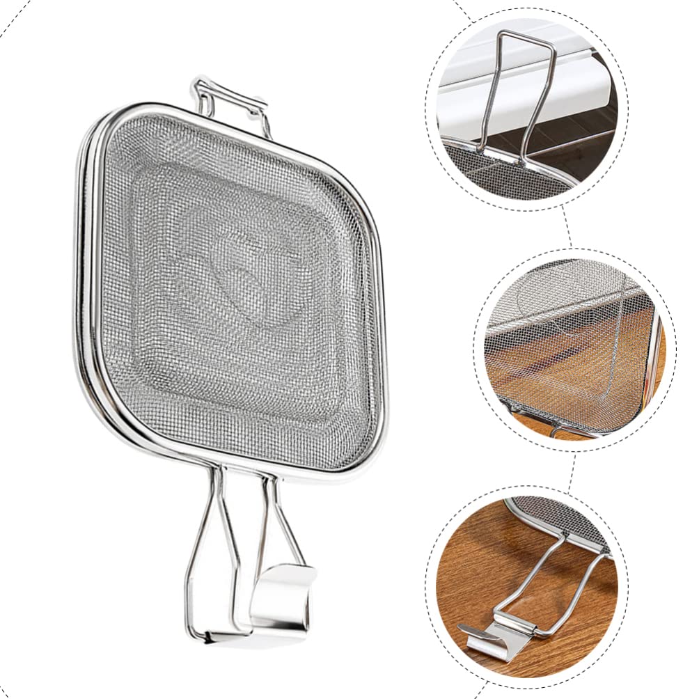 UPKOCH Barbeque Grill Accessories Sandwich Maker Roasting Baking Grill: Non- Stick Sandwich Panini Press Making Basket Bread Grill Tray Crisper Tool