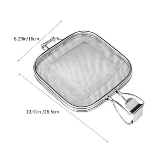 UPKOCH Barbeque Grill Accessories Sandwich Maker Roasting Baking Grill: Non- Stick Sandwich Panini Press Making Basket Bread Grill Tray Crisper Tool