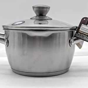 David Burke Gourmet Pro Regency II (3.4 qt sauce pan), Silver (M-12240)