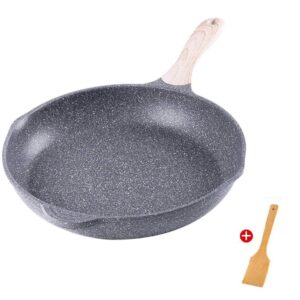 mingtianhuigenghao nonstick frying pan ，granite stone frying skillet with non-toxic stone-derived coating, stone skillets nonstick with lids nonstick egg pan/omelette fry pan (size : 28cm)