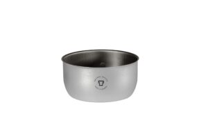 trangia 27 duossal 2.0 stainless steel lined aluminum saucepan, outer, 1l black