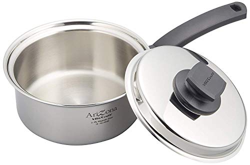 Vitacraft 8545 Arizona Single Handle Pot, 6.7 inches (17 cm), Recipes Included, Silver