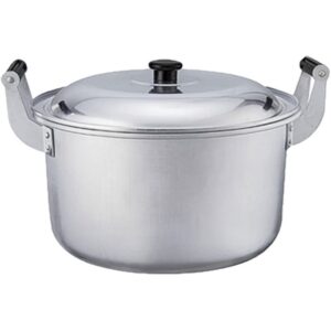 hemoton water bath canner soup pot traditional stock pot thick soup pot double handle cooking pot boiling water pot with lid stainless steel cookware