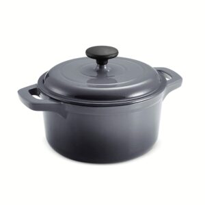 tramontina enameled cast-iron dutch oven 3.5 qt (gray), 80131/638ds