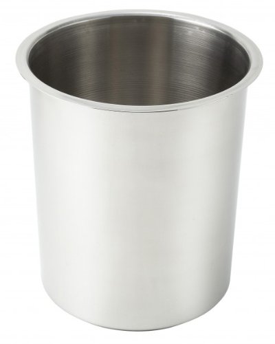 Crestware 2-Quart Stainless Steel Bain Marie, Large, Silver